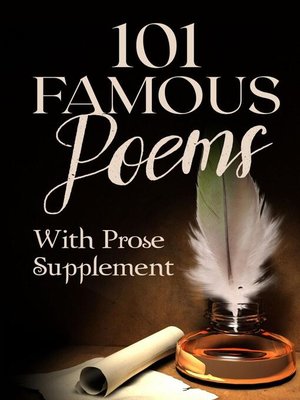 cover image of 101 Famous Poems